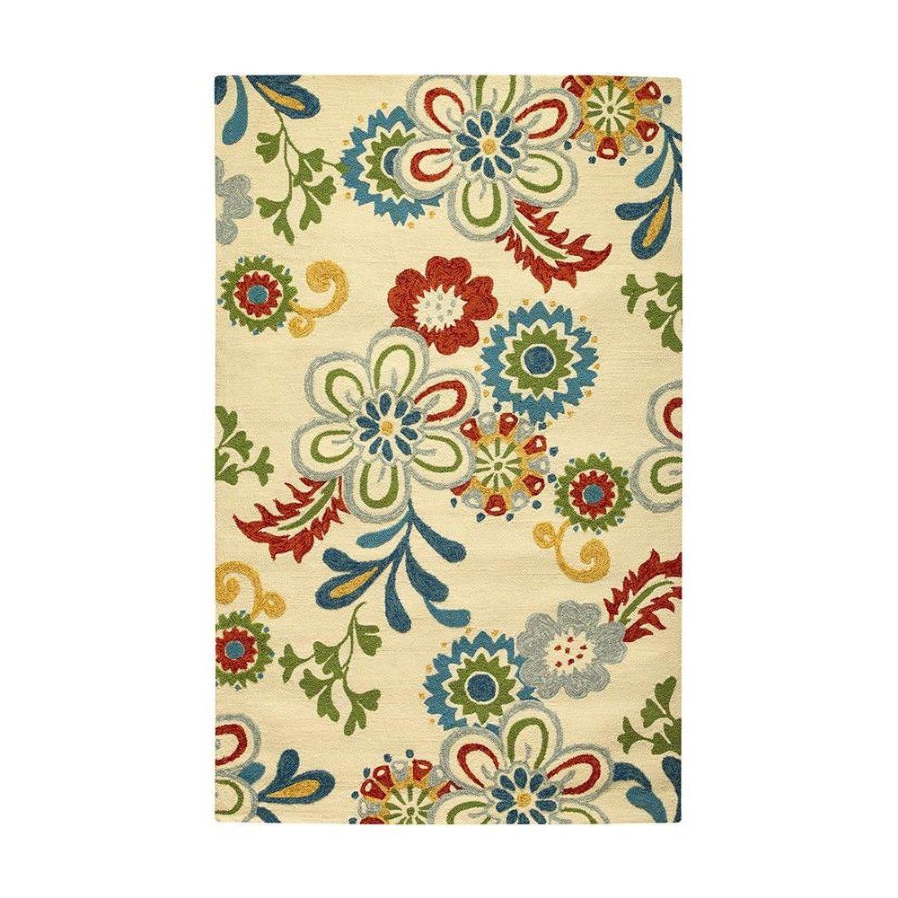 Home Decorators Collection Tilly Ivory 5 ft. x 8 ft. Area Rug