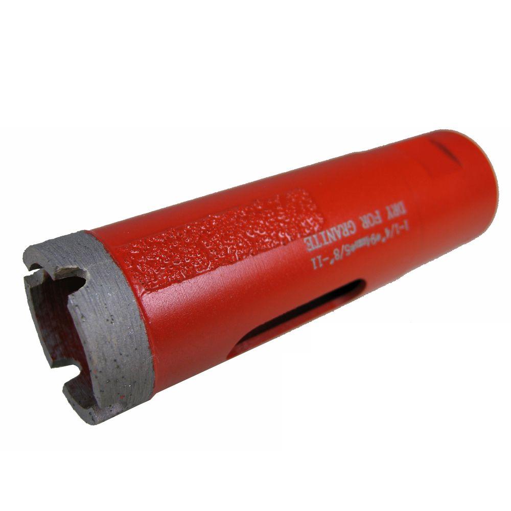 Archer USA 11/4 in. Dry Diamond Core Bit with Side Strips for Granite