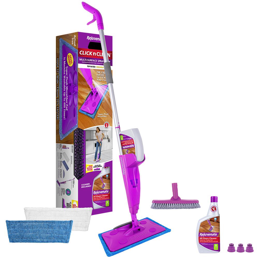 Rejuvenate Click N Clean Multi Surface Microfiber Spray Mop