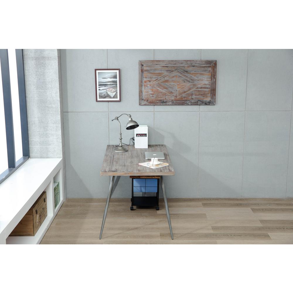 Crawford Burke Barham Gray Dining Table Desk 016702dt The Home