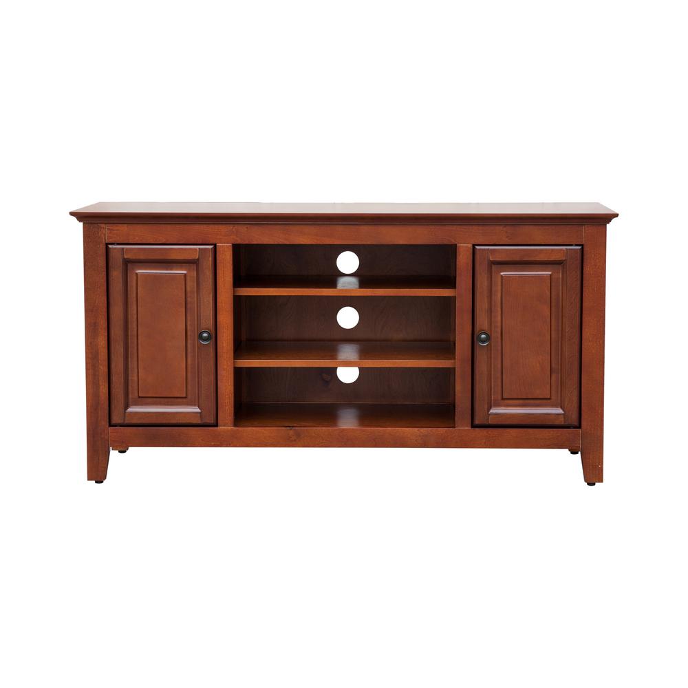 AGH Deco Alexis 48 in. Brown MDF TV Stand Fits TVs Up to ...