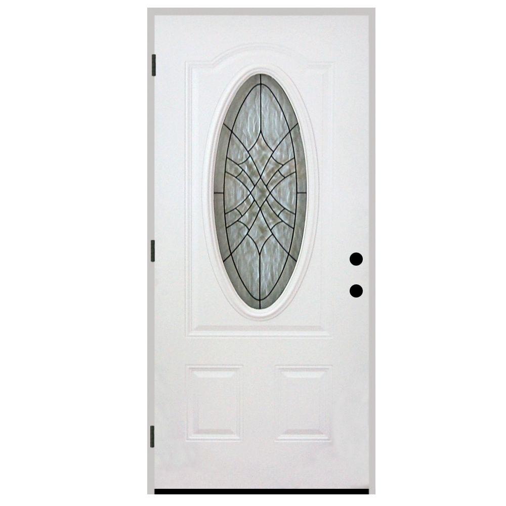 Steves &amp; Sons 36 in. x 80 in. Webville Oval Lite 2Panel