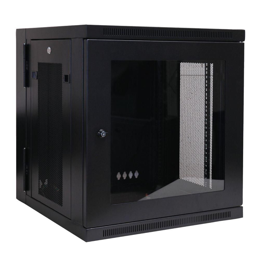 Lockable Enclosure Network Racks Cabinets Structured Media 12u Wall Mount Rack Enclosure Cabinet Wallmount Plexigl Door