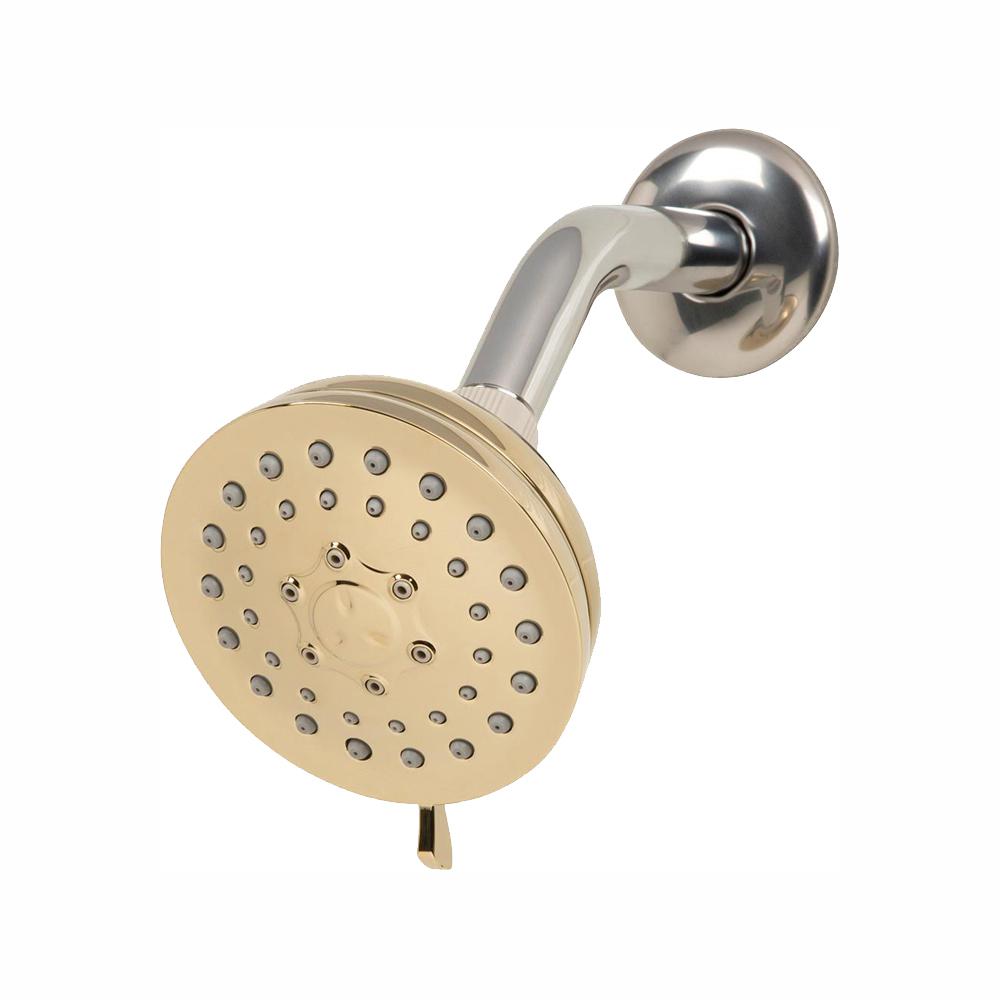 Glacier Bay 3Spray 3.8 in. Single Wall Mount Fixed Adjustable Shower