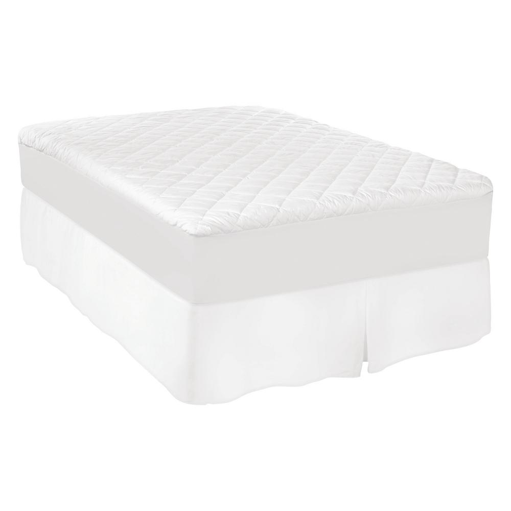 Sealy Queen 100 Cotton Luxury Mattress Pad 56414ATC The Home Depot