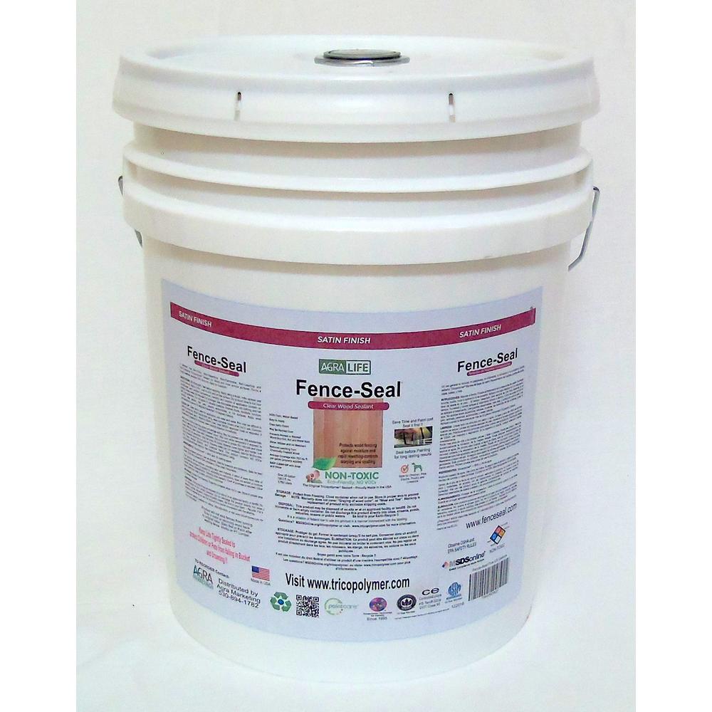 AgraLife VOC Free Non Toxic 5 gal. Clear Satin FenceSealFS5 The