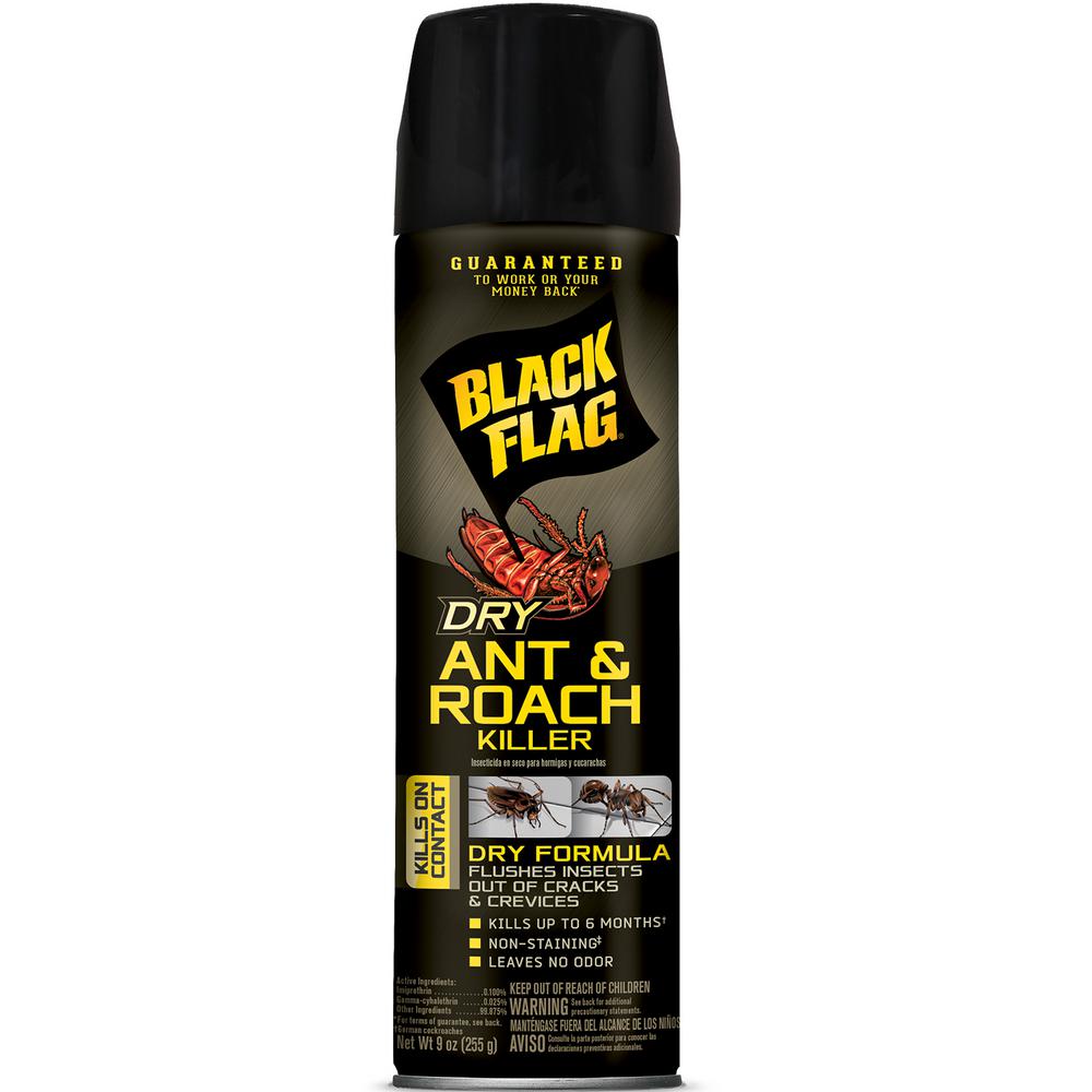black flag 9 oz. dry aerosol ant and roach killer-hg-11059-1 - the