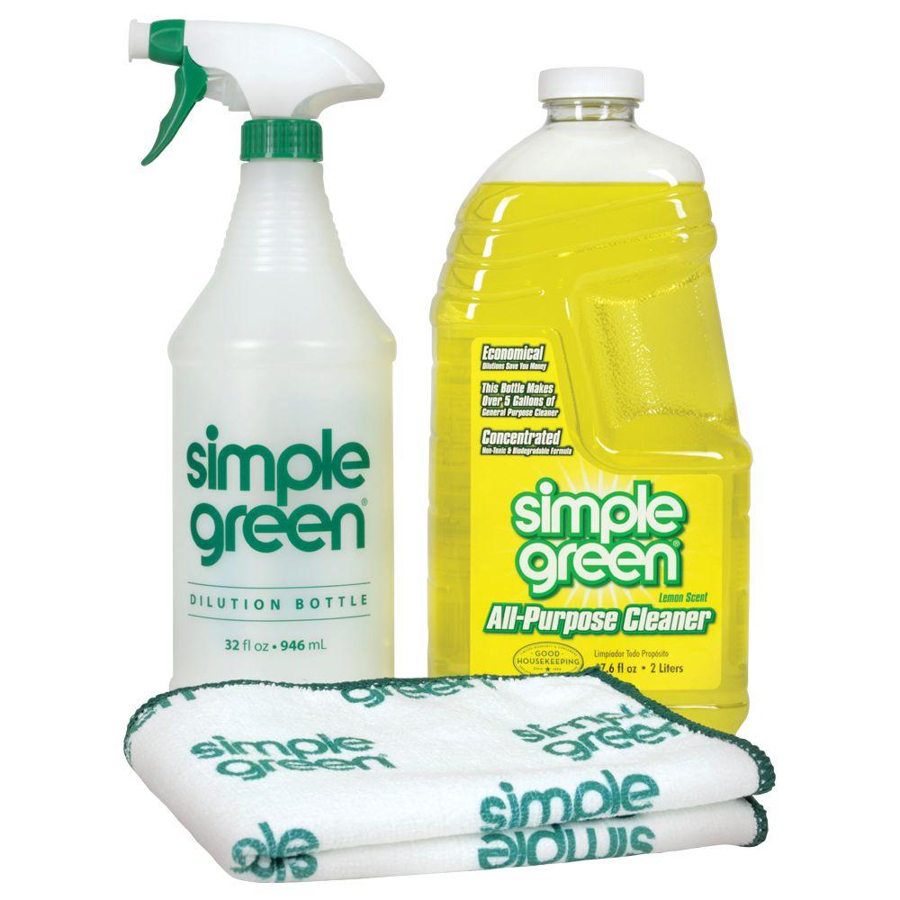 Simple Green Lemon Scent 67.6 oz. Daily Cleaning Kit1300000130003