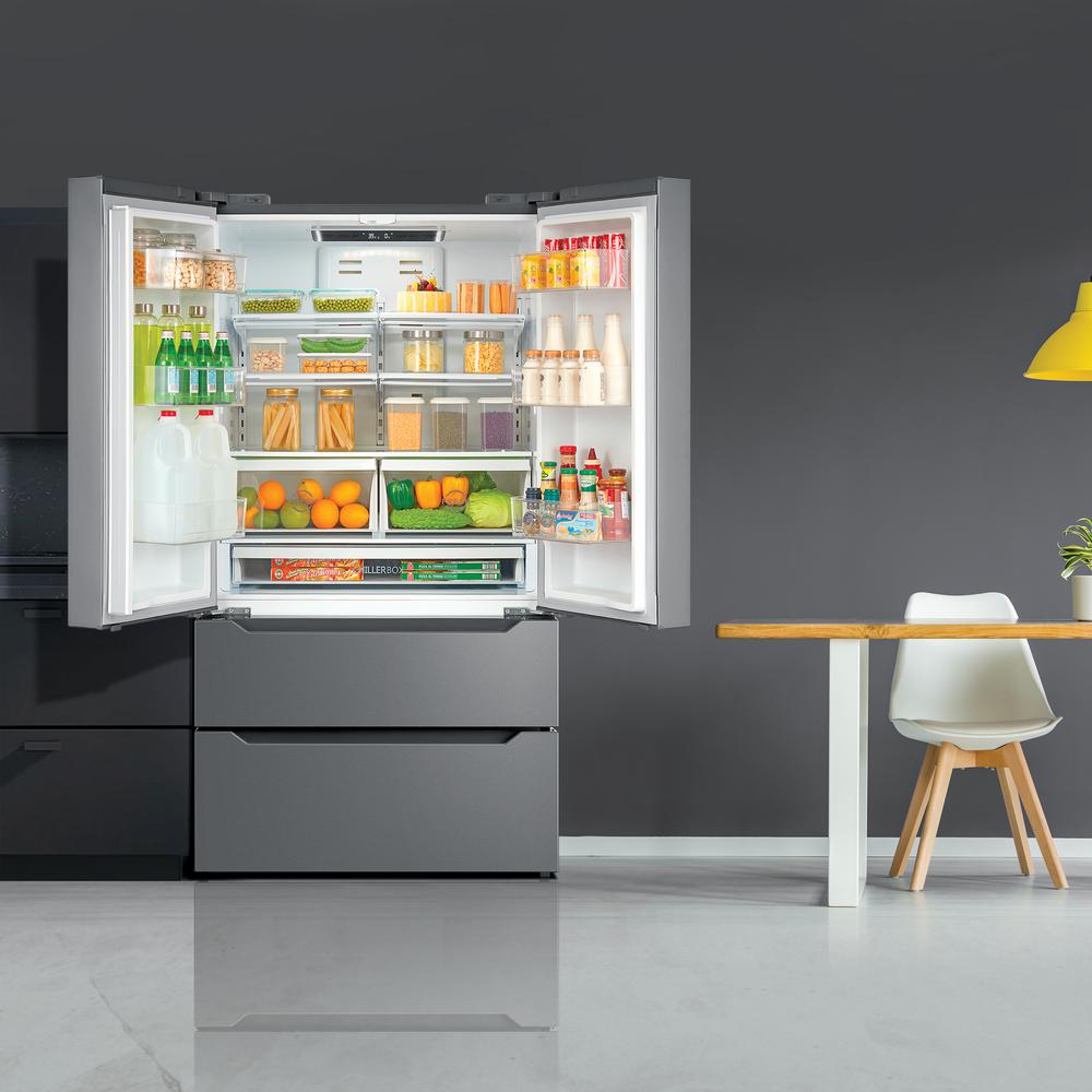 Cosmo 22.5 cu. ft. 4Door French Door Refrigerator with Recessed Handle