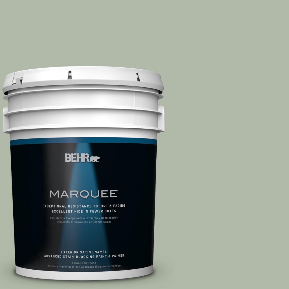 BEHR Premium Plus 5gal. N3903 Jojoba Satin Enamel Exterior Paint