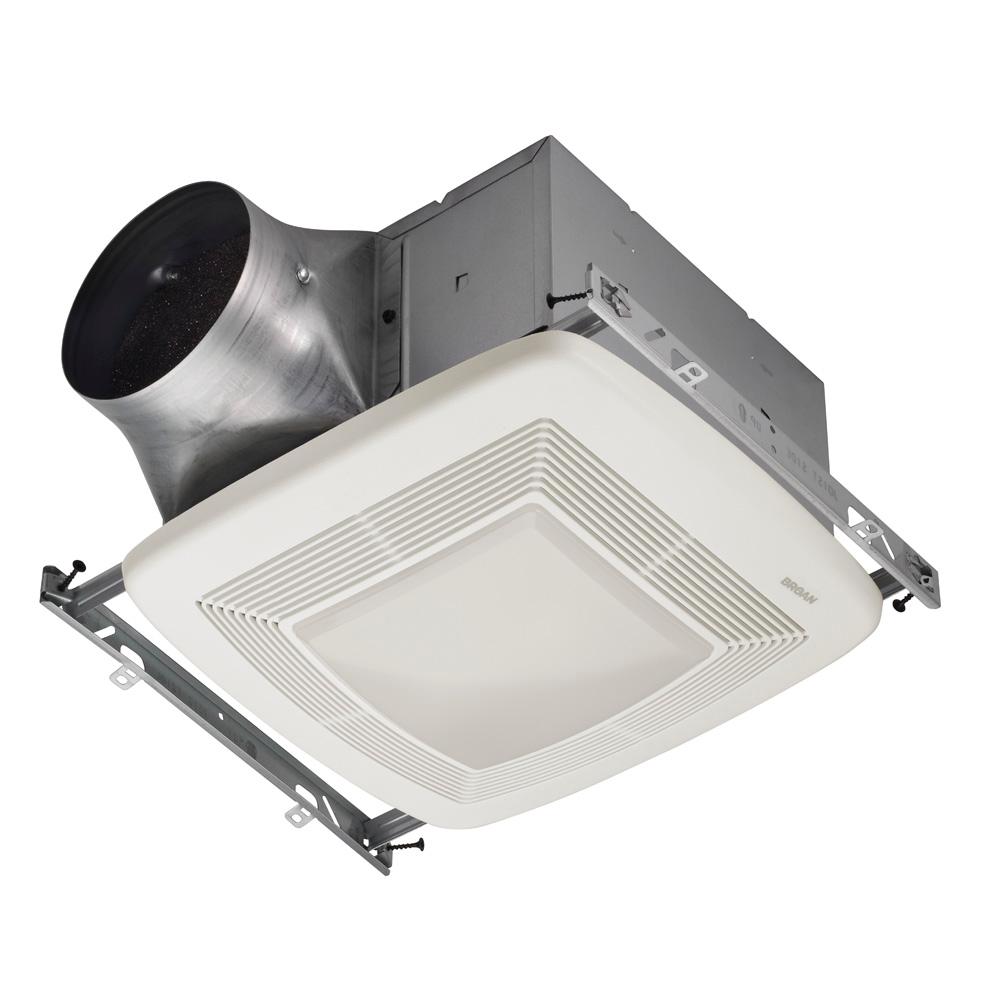 Broan Ultra Green 110 CFM Ceiling Bathroom Exhaust Fan With Light And   Broan Bath Fans Xb110l 64 1000 