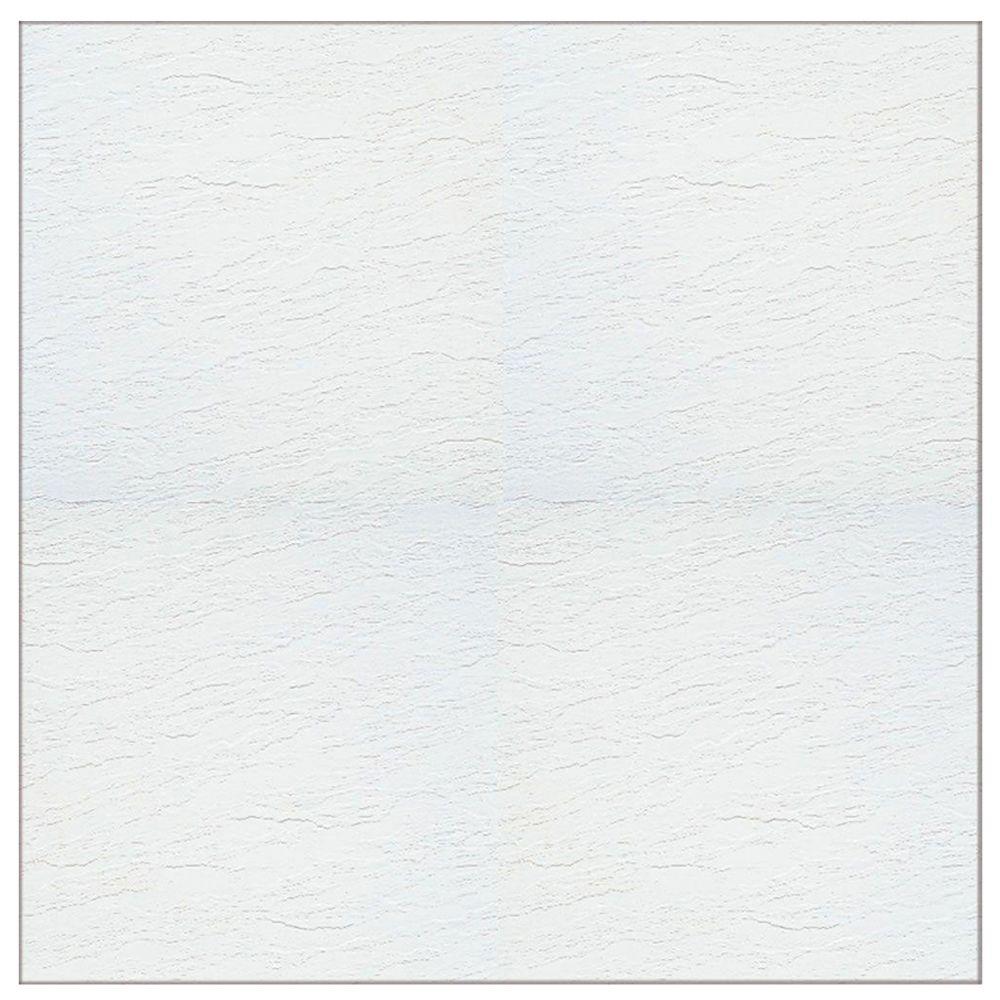 Armstrong Stylistik II White Gloss 12 in. x 12 in. Residential Peel and Stick Vinyl Tile (45 sq ...