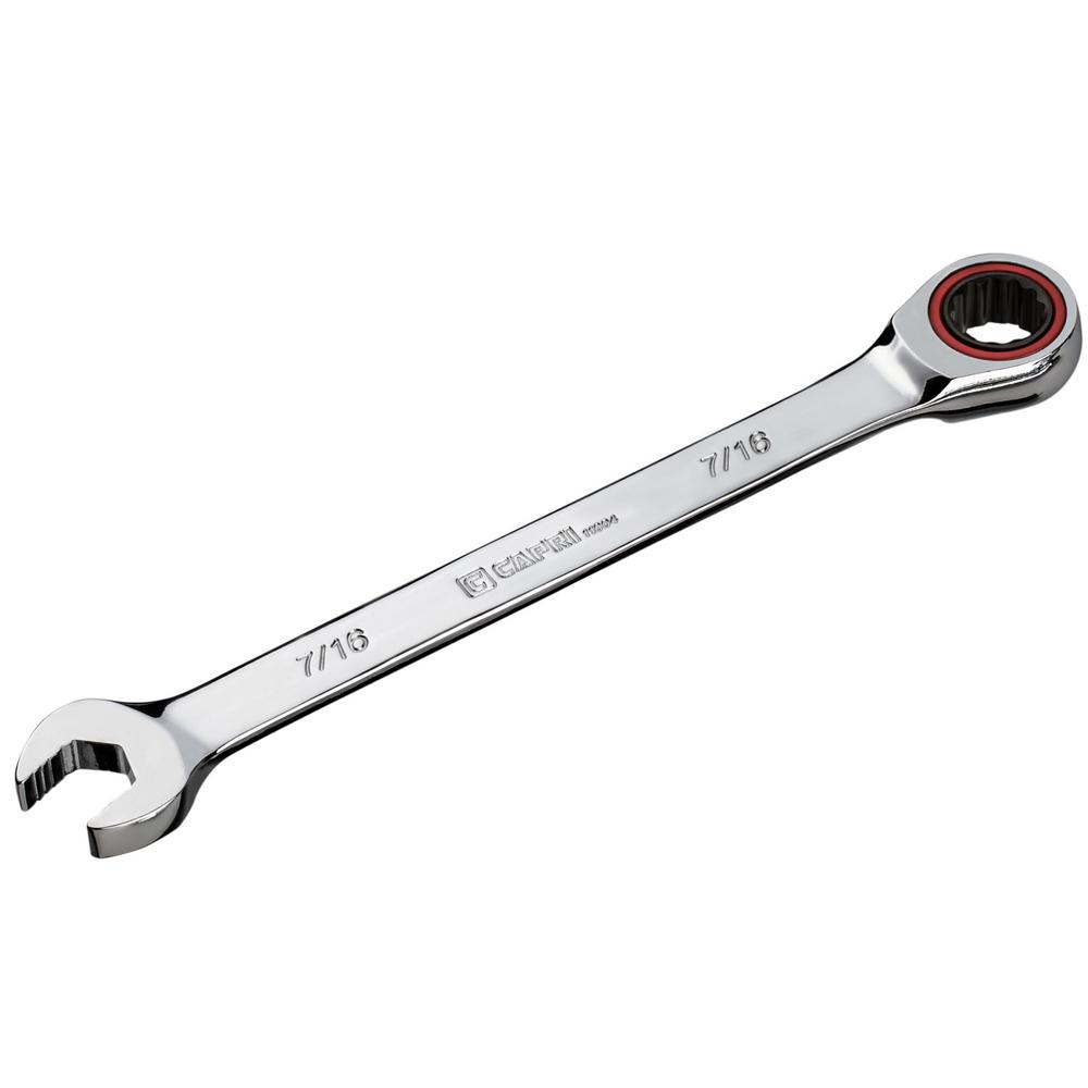 URREA 1214 7//16 INCH 12-POINT FULLY POLISHED COMBINATION WRENCH CHROME