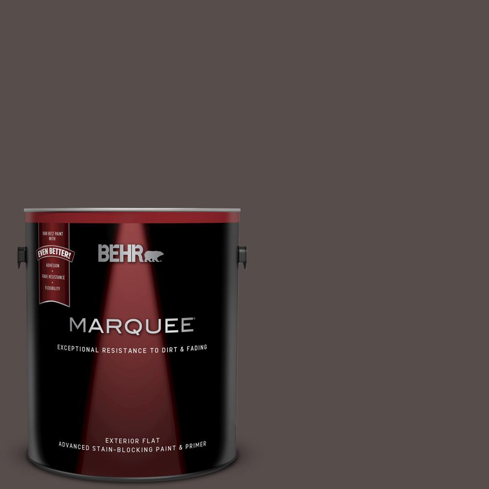 BEHR MARQUEE 1 gal. ECC412 Willow Wood Flat Exterior Paint and