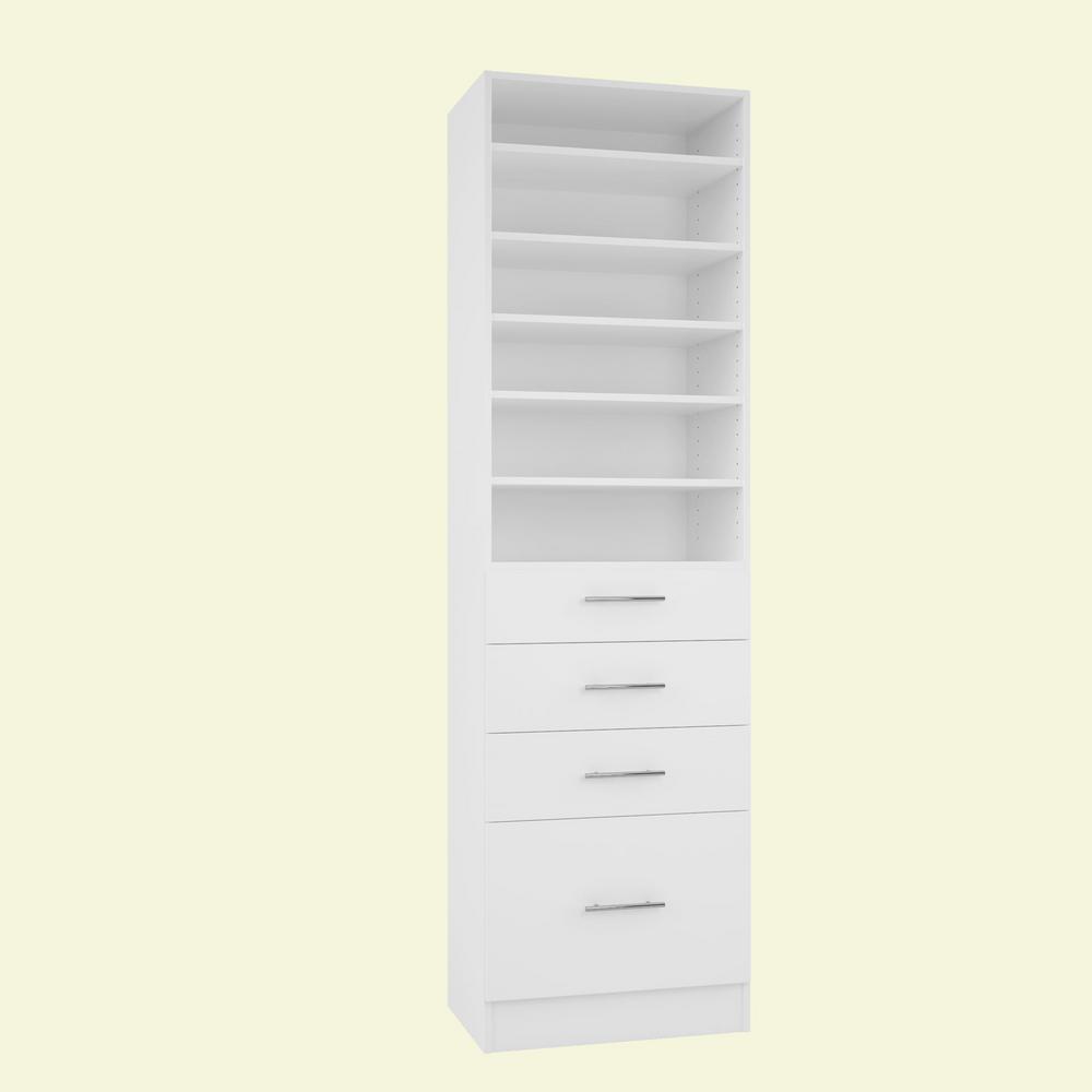 Home Decorators Collection 15 inch D x 24 inch W x 84 inch H Calabria Bianco... by Home Decorators Collection