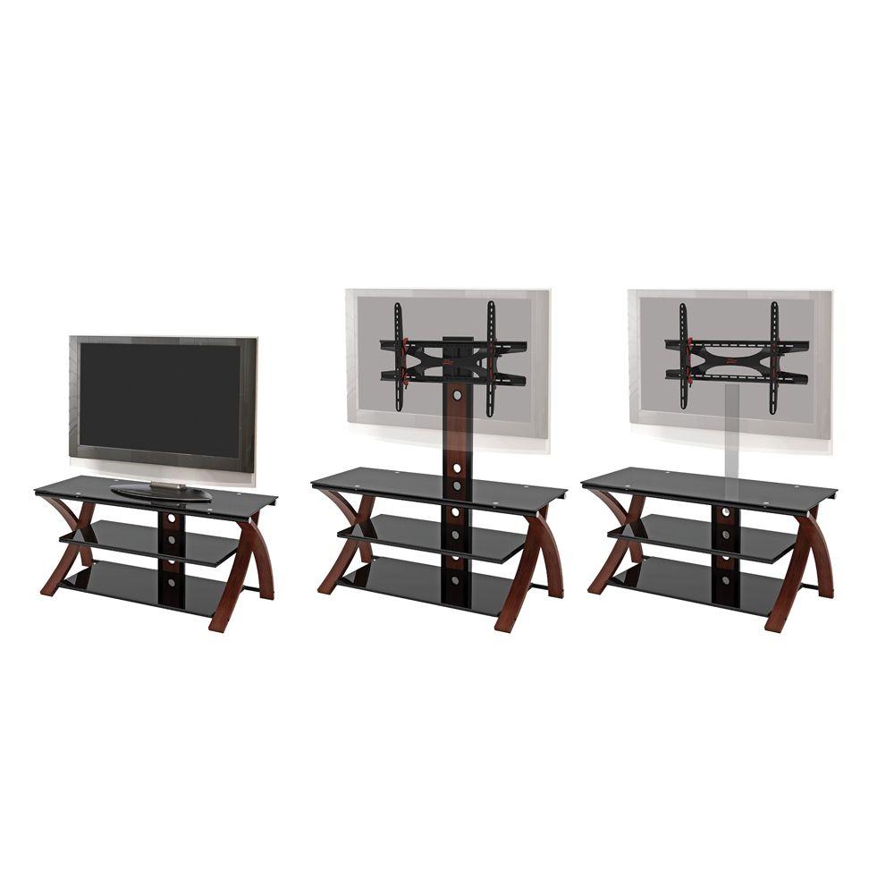 Z Line Designs Makena Cherry Entertainment Center ZL434 50MxviiU The   Z Line Designs Tv Stands Zl434 50mxviiu 64 300 