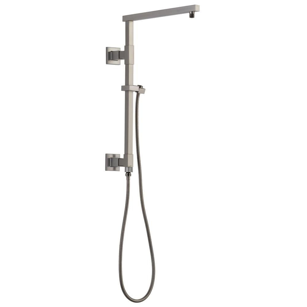 Delta Emerge 18 in. Angular Modern Column Shower Bar in Stainless-58410 ...