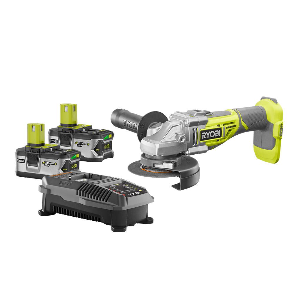 Grinder Kit Brushless 18Volt Cordless LiIon with (2) 4.0 Ah Batteries/Charger eBay
