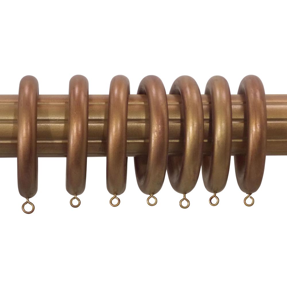 Classic Home 2 In Historical Gold Wood Rings Set Of 7 For Use