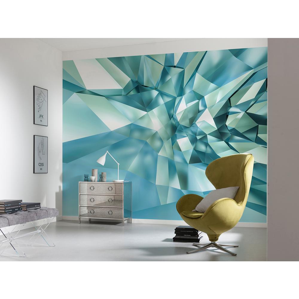 Komar Abstract 3D Crystal Cave Wall Mural8879 The Home Depot
