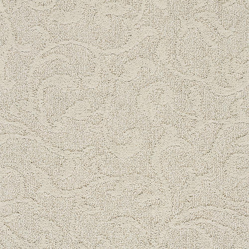 LifeProof Carpet Sample - Swirling Vines - Color Antique Lace Pattern 8 ...