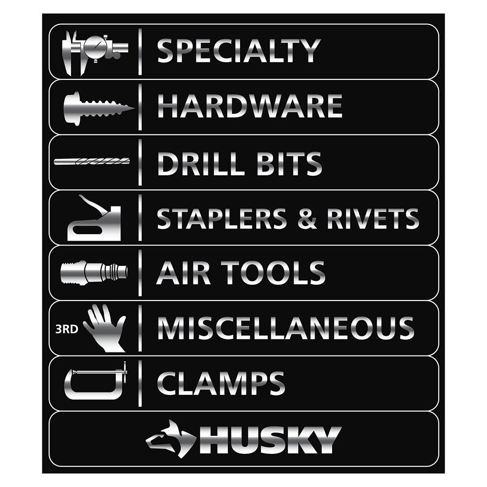 Silver Chrome Finish Tool Chest Toolbox Label Stickers for Workshop Garage
