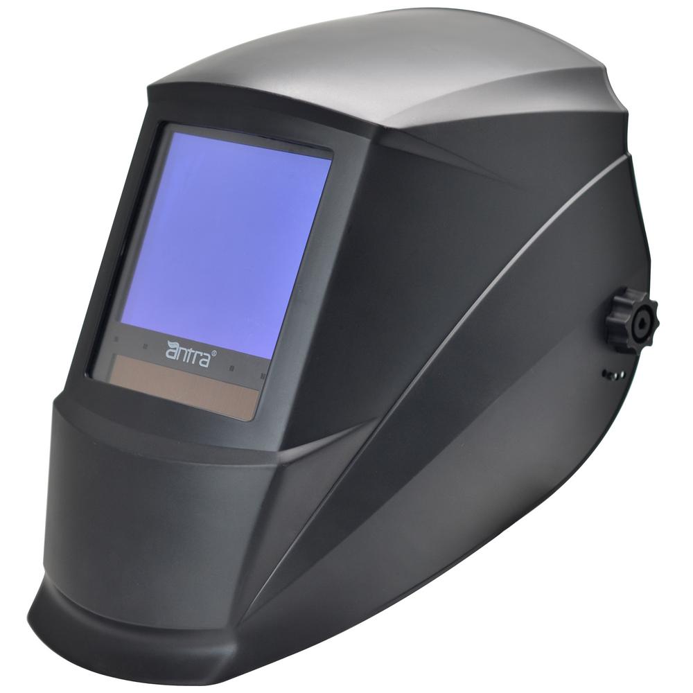 Antra 3 76 In X 3 50 In Solar Power Auto Darkening Welding Helmet With Large Viewing Size Ah7 860 0000 The Home Depot