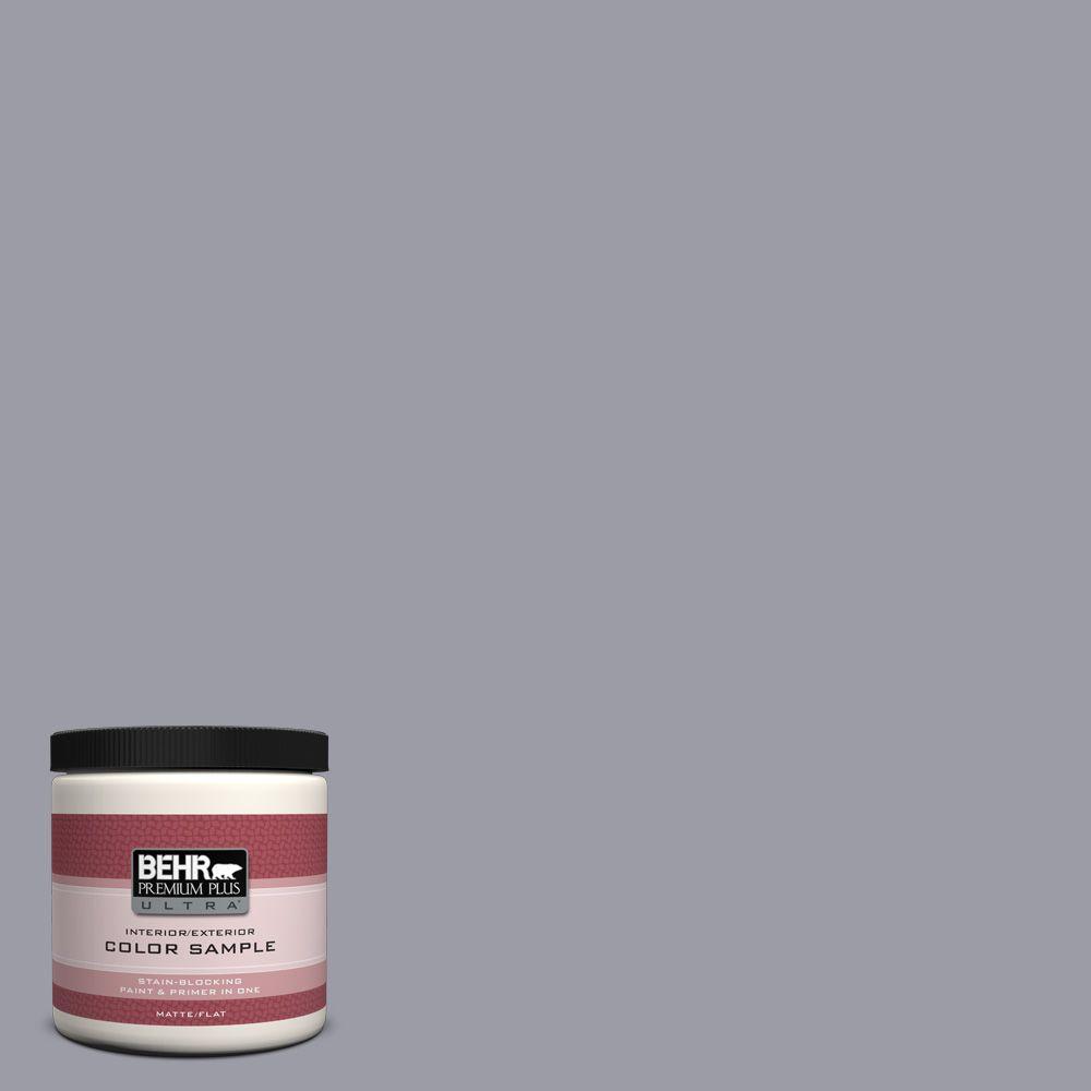 Behr Premium Plus Ultra 8 Oz Bnc 09 Heather Gray Matte Interior Bnc 09 Heather Gray Matte Interior Exterior Paint And Primer In One Sample