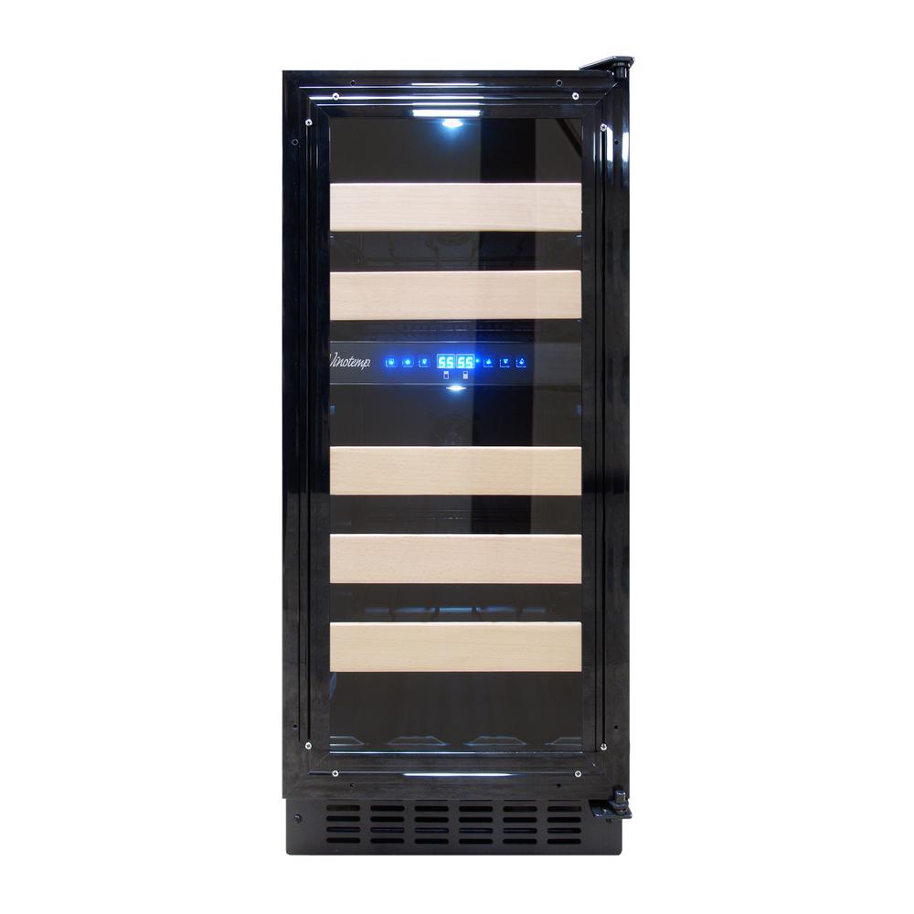 Vinotemp Panel Ready 14.8 in. 28Bottle Built In Wine CoolerVT15PR28