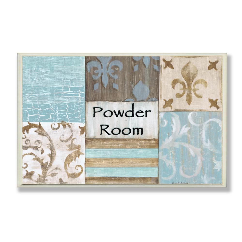 Stupell Industries 12 5 In X 18 Fleur De Lis Powder Room Stupell Industries 12 5 In X 18 Fleur De Lis Powder Room Blue