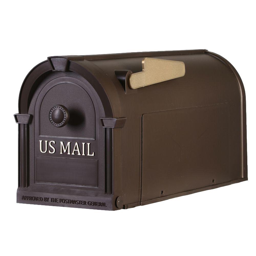 NEW SOLAR GROUP ST100000 SILVER GRAY HEAVY DUTY STEEL STANDARD RURAL MAILBOX