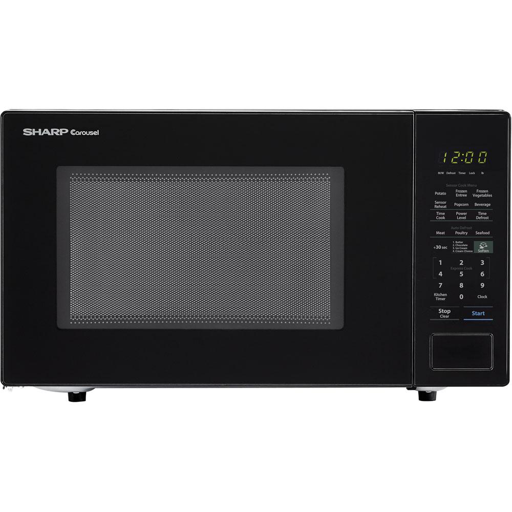 Left To Right Swing Microwaves Liances The Home Depot 1000w Countertop Microwave Oven In Black Ista 6 Packaging
