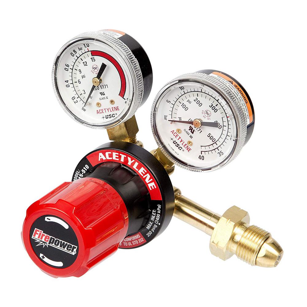 FIRE POWER OxyFuel Acetylene Regulator for Tips with 5 in. Cutting ...