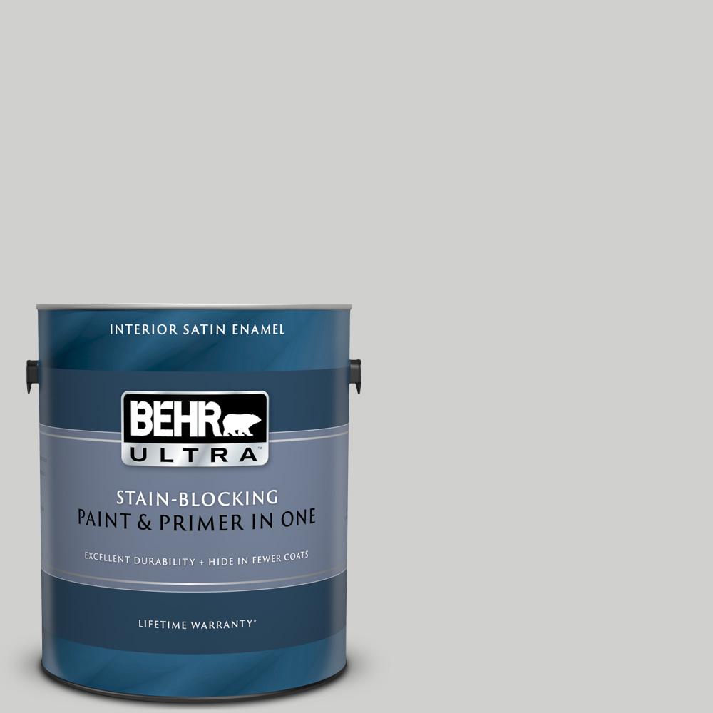 BEHR ULTRA 1 gal. #PPU26-15 Halation Satin Enamel Interior Paint and ...