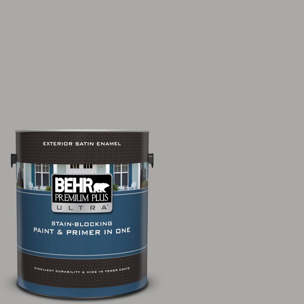 Behr Premium Plus Ultra 1 Gal Ppu18 14 Cathedral Gray Satin Enamel Behr Premium Plus Ultra 1 Gal Ppu18 14 Cathedral Gray Satin Enamel Exterior