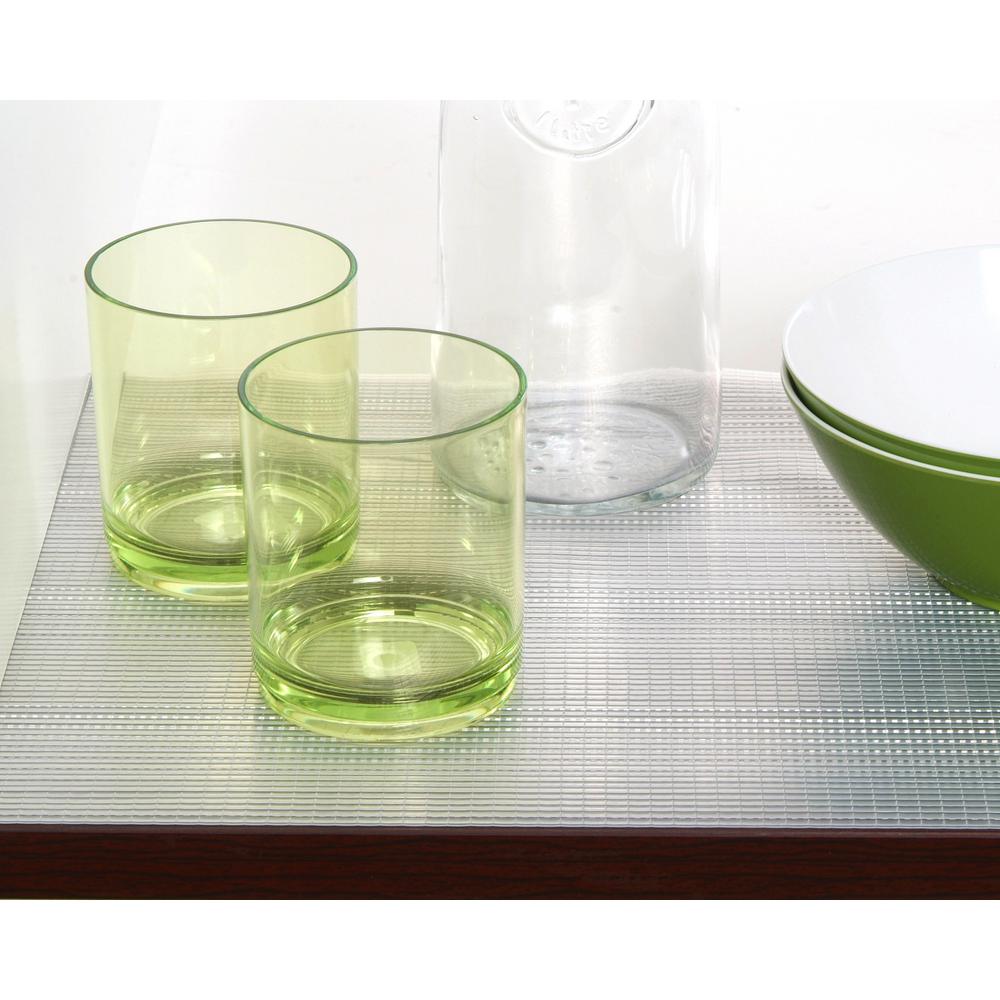 Con Tact Zip N Fit 18 In X 4 Ft Clear Ribbed Perforated Vinyl