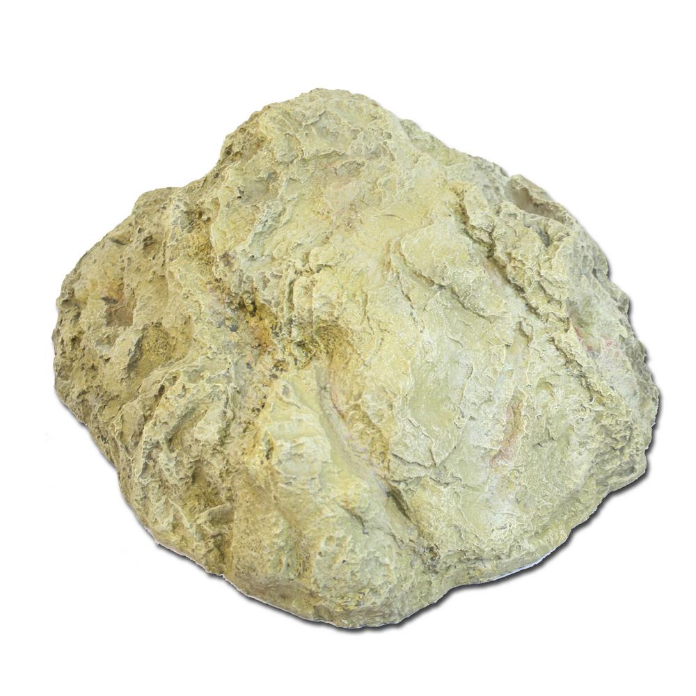 Fake Rocks Outdoor Decor The Home Depot 13 In H X 28 W 30 L Large Boulder