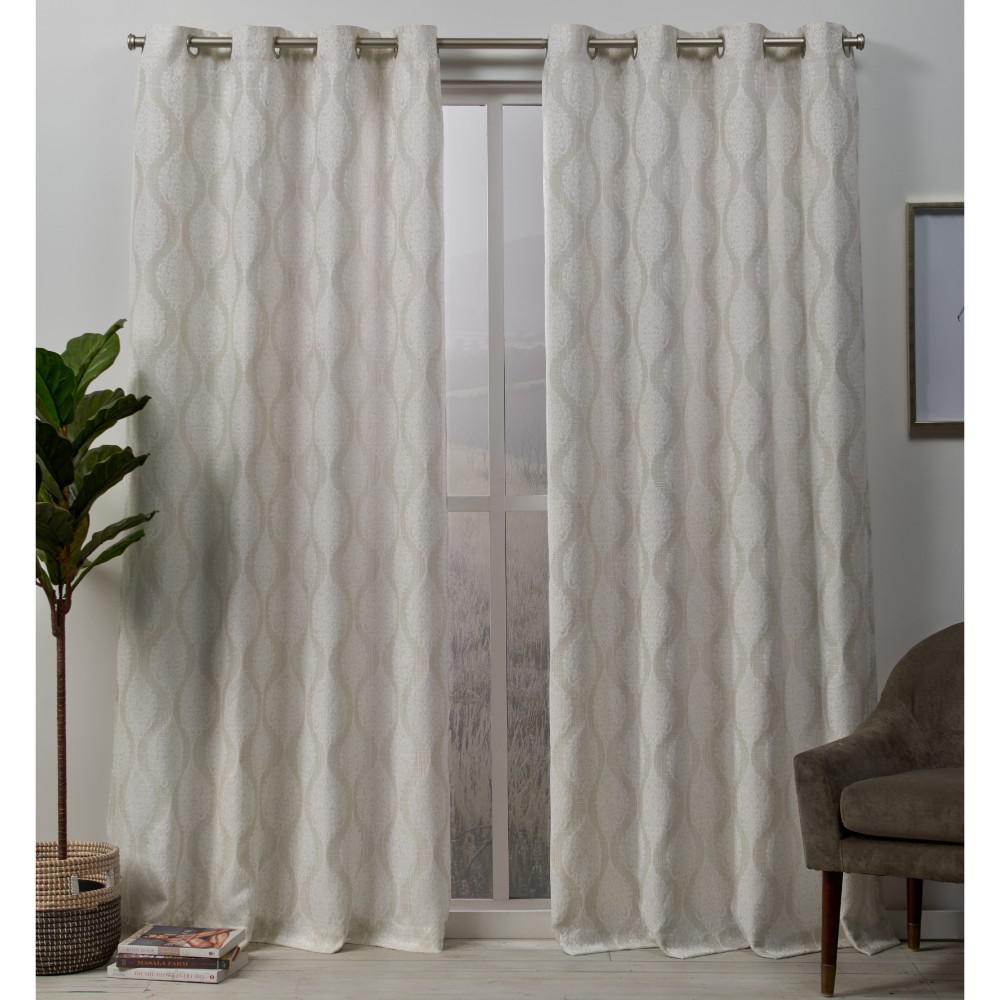 Exclusive Home Curtains Stark 54 In W X 96 In L Medallion