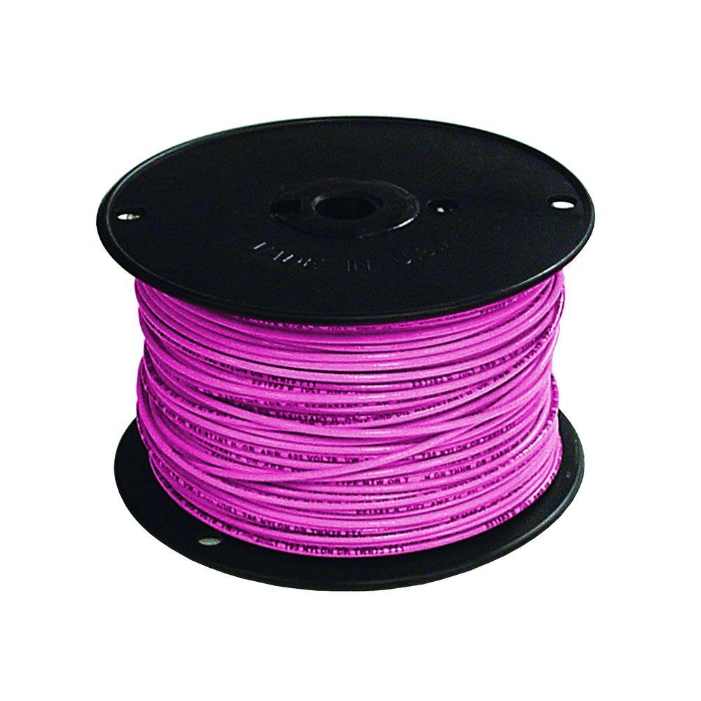 Southwire 500 Ft. 16 Pink Stranded CU TFFN Fixture Wire-27040501 - The ...