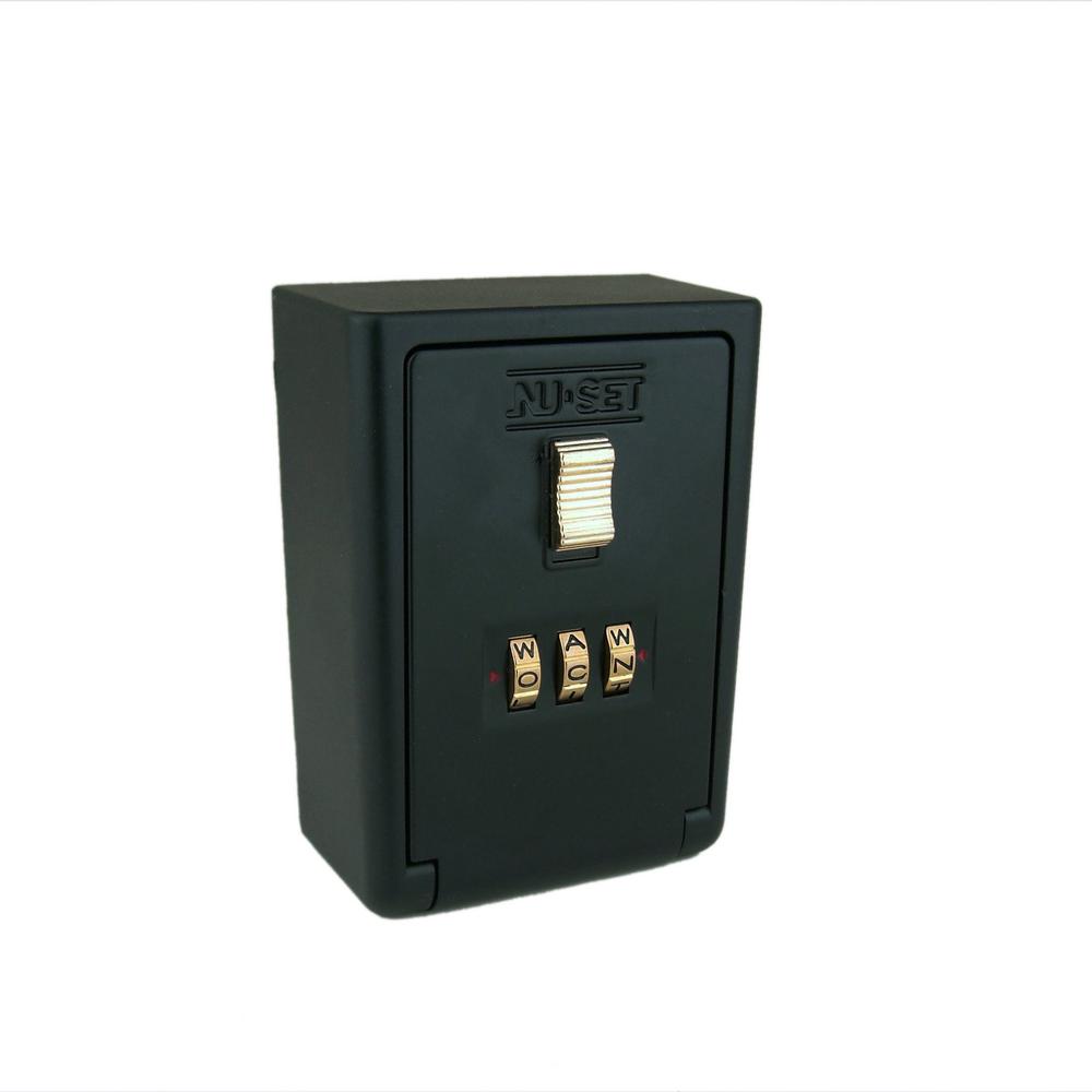 Nuset 3 Letter Alpha Combination Lock Box Wall Mount 2051 3 The