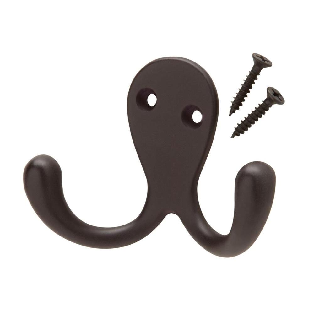 Everbilt OilRubbed Bronze Coat and Hat Hook15722 The Home Depot