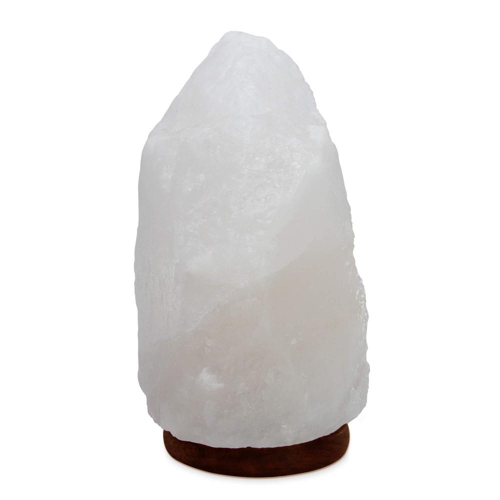 large white salt lamp