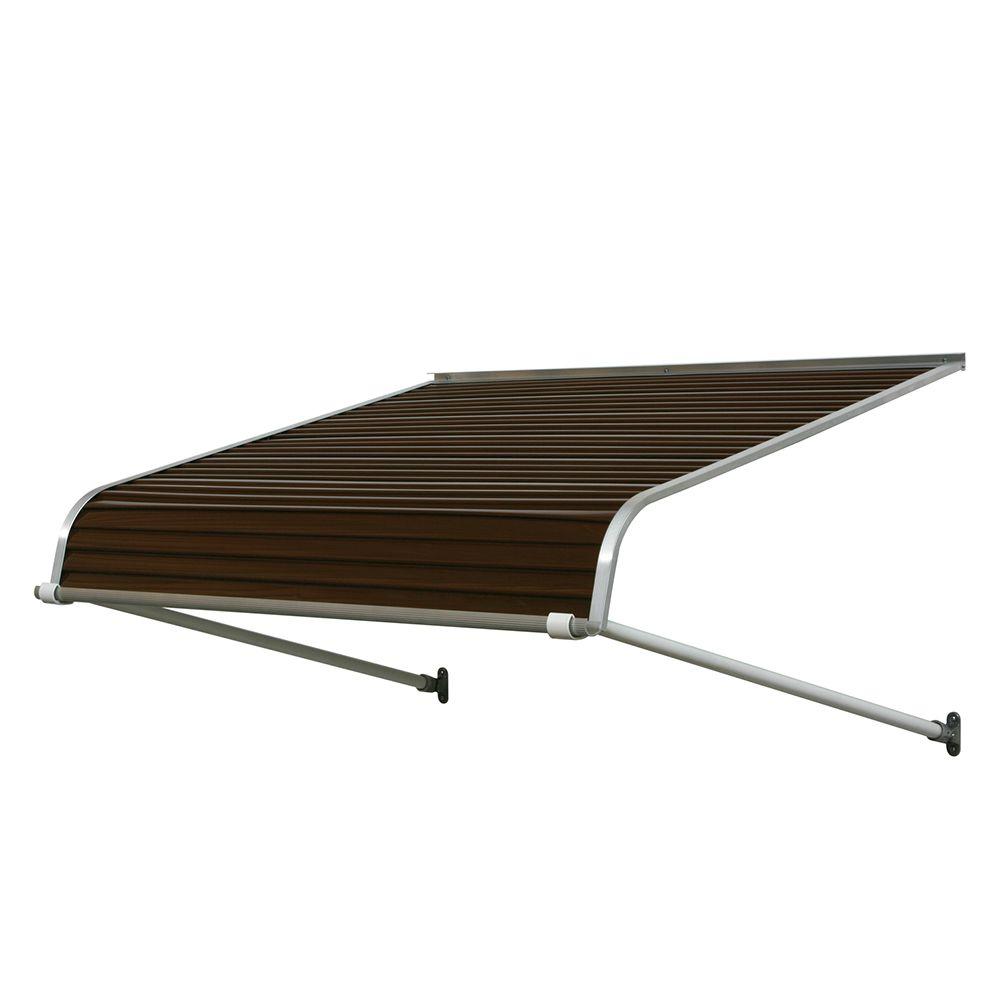 NuImage Awnings 3 Ft 1100 Series Door Canopy Aluminum Awning 12 In