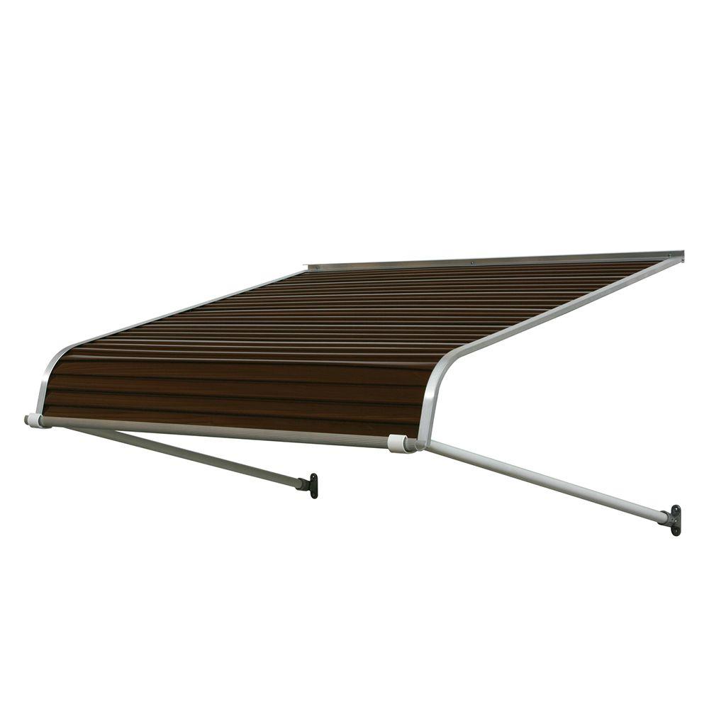 NuImage Awnings 5 ft. 1100 Series Door Canopy Aluminum Awning (12 in. H
