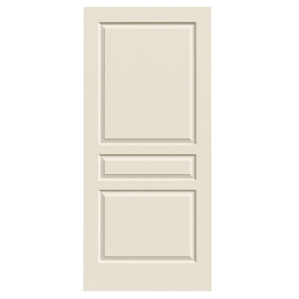 JELDWEN 36 in. x 80 in. Avalon Primed Textured Hollow Core Molded