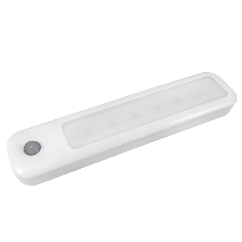 Westek Bar Strip Lights Under Cabinet The Home Depot 8 5 In Led White Battery Ed Low Profile Under Cabinet Light
