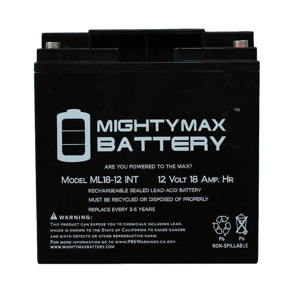 Mighty Max Battery 12-volt 18 Ah Rechargeable Sealed Lead Acid (sla 