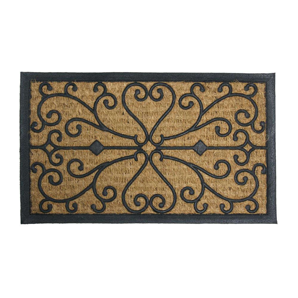 Rubber Cal Harmony 18 In X 30 In Rubber Backed Floor Mat 10 102