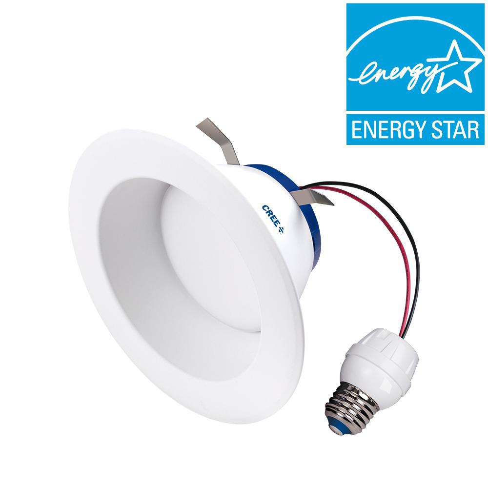 Cree 65w Equivalent Daylight 5000k 6 In Dimmable Led Retrofit Recessed Downlight Cree 65w Equivalent Daylight 5000k 6 In Dimmable Led Retrofit Recessed Downlight