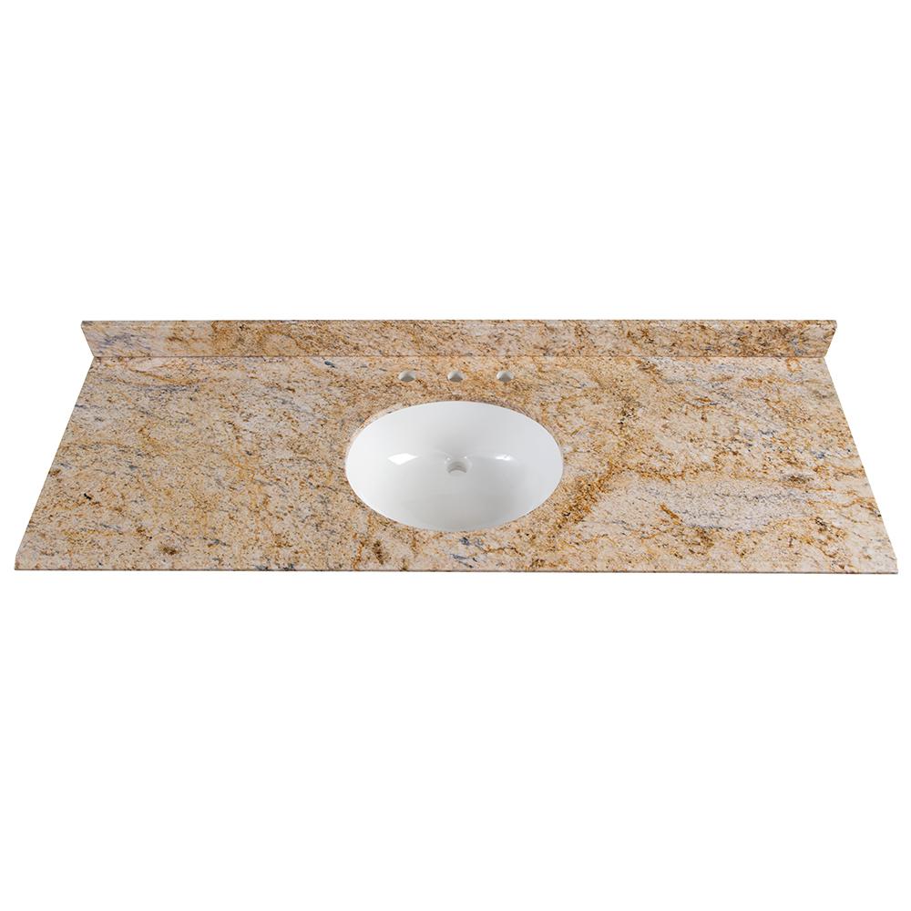 St Paul Single Sink Cultured Marble Bathroom Vanities